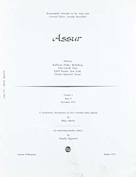Paperback A Dedicatory Inscription of the Urartian King Ispuini; Ein Mittelassyrischer Ba'iru Book