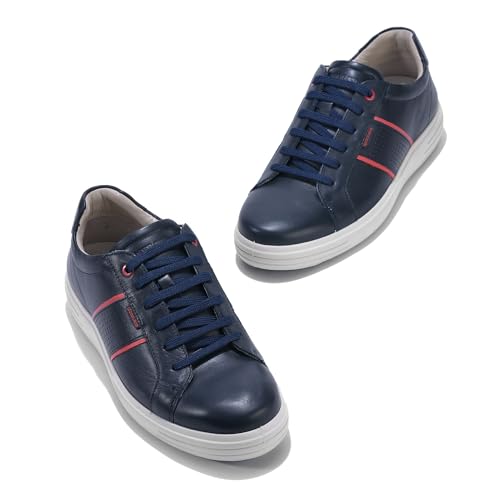 Image of Woodland Men Navy Casuals LACE UP