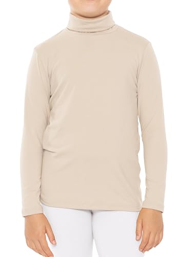 Image of STRETCH IS COMFORT Girl's Oh So Soft Long Sleeve Turtleneck | Youth Size 2-16