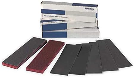Hiretech01769 Orbital Floor Sander, Abrasive Red Pad, HTF Each