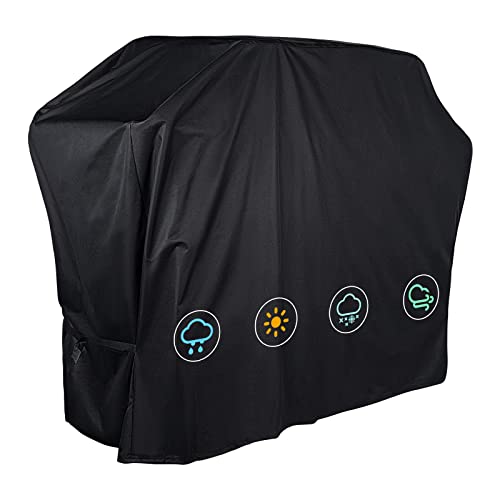 Mutsitaz Housse de Protection pour Barbecue à gaz - Étanche à la Pluie - Résistante à la déchirure et à la poussière - avec Sangles Autocollantes et...