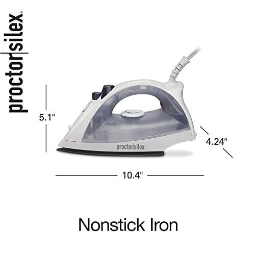 Proctor Silex Steam Iron for Clothes With Adjustable Steam Settings - image 8