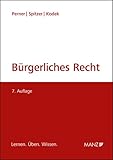 Bürgerliches Recht: inklusive Glossar (LÜW Lernen Üben Wissen)