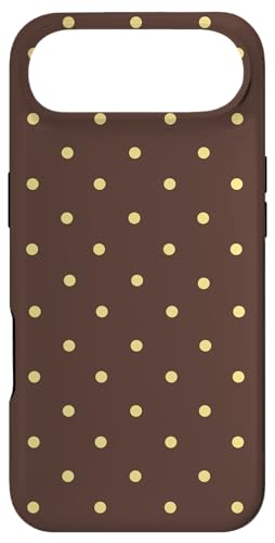 Brown and Yellow Polka Dots Classic Polkadots Simple Pattern X}zP[X iPhone Air p