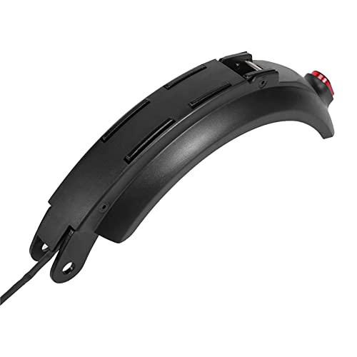 Bakkeny Scooter eléctrico guardabarros trasero guardabarros + luz trasera, piezas de skate scooter E Scooter piezas piezas de repuesto