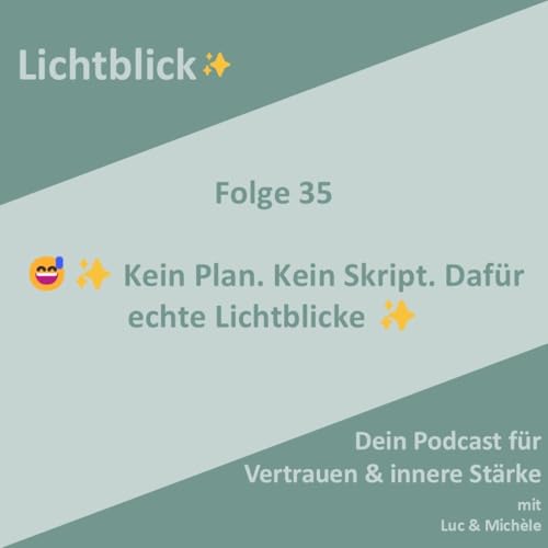 😅✨ Kein Plan. Kein Skript. Daf&uuml;r echte Lichtblicke ✨
