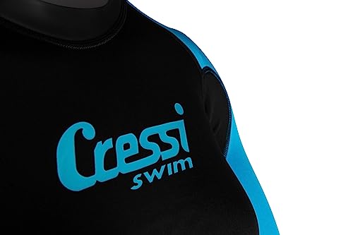 Cressi Women’s Karua Lady Monopiece Swimsuit 3/2mm Schwimmen Neoprenanzug, Schwarz/Turchese, M/3