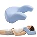 Lumisnug Memory Foam Orthopädisches Nackenstützkissen mit Mulde für Rückenschläfer, Ergonomisches Schlafkissen für Nacken & Schultern, Höhenverstellbar