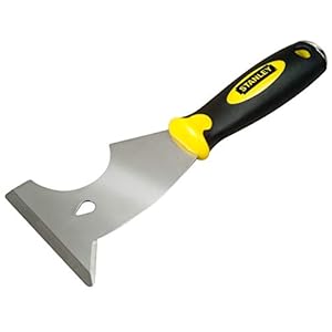 Stanley Multifunctionele spatel (22,4 cm lengte, 76 mm lemmetbreedte, puntig lemmet, bi-materiaal handgreep) 0-28-206