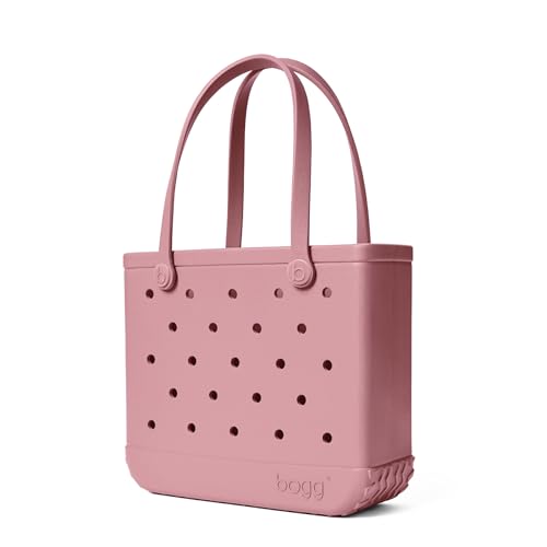 BOGG BAG Medium Tote – 15” x 12.5” x 5” – Durable, Washable, Tip-proof – Beach, Pool, Boat, Work, Sports (Blushing)