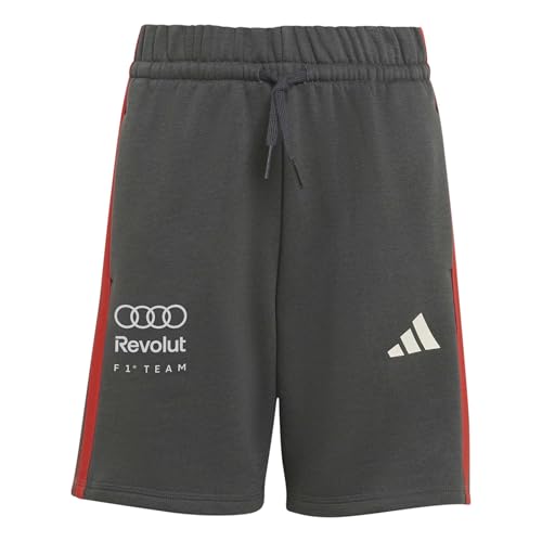 adidas Unisex Kids Audi Formula ONE Team DNA Short Youth, Utility Black, 11-12 Years