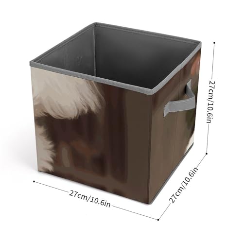 Cube de rangement pliable caniche pour désencombrer étagères et armoires
