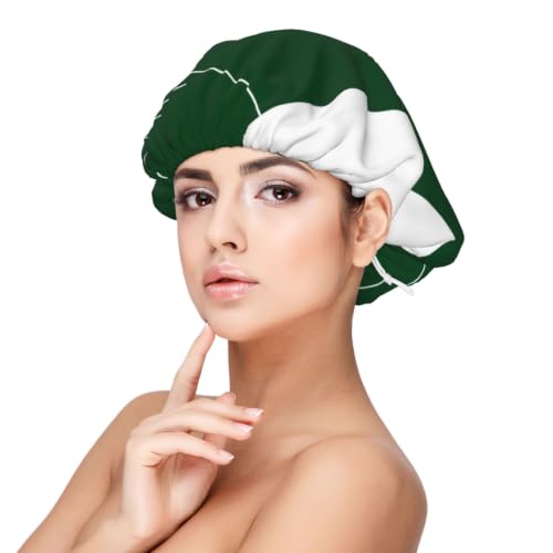 CHaoqan Pakistan Flag Satin Sleep Cap Double Layer Black