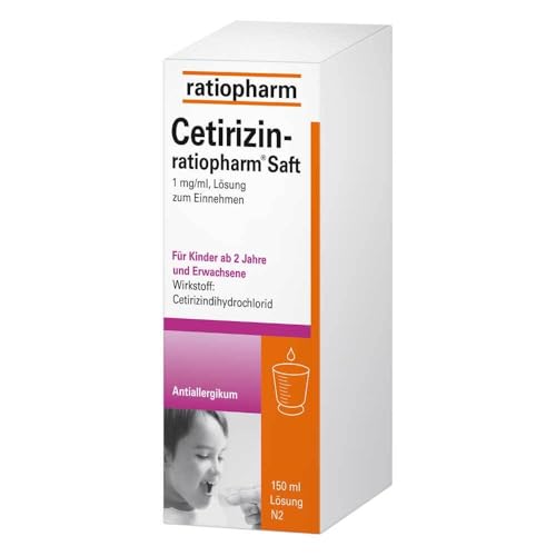 CETIRIZIN-ratiopharm Saft 150 ml