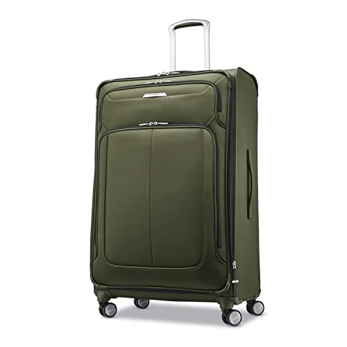 Image of Samsonite Solyte DLX Softside Expandable Luggage with Spinner Wheels, Cedar Green, 3-Piece Set (20 /25 /29)