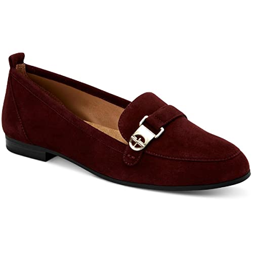 Image of Giani Bernini Womens AXTONN Patent Slip On Loafers Purple 9 Medium (B,M)