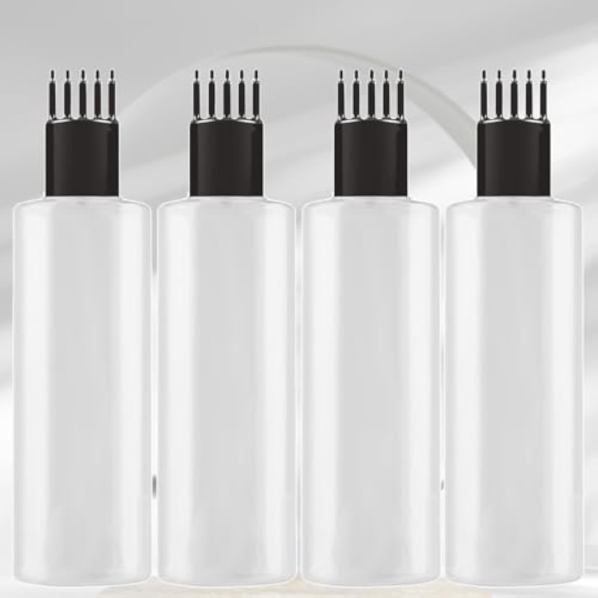 100ml Empty Bottle with Comb Nozzle for Hair Care