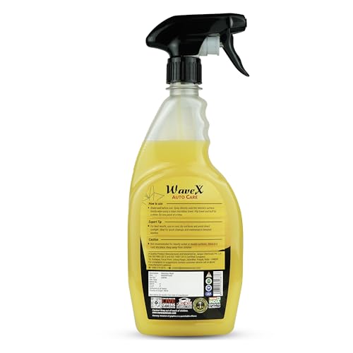 Image of Wavex Waterless Wash and Wax with SiO₂ - Cleans, Shines & Protects | Instant Car Cleaner with Gloss & Hydrophobic Protection | No Water Needed, Safe on All Surfaces - 650ml