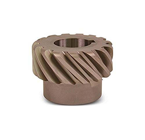 Boston Gear HS608L Plain Helical Gear, 45 Degree Helix, 14.5 Degree Pressure Angle, 0.625 Bore, 6 Pitch, 8 Teeth, Steel, LH