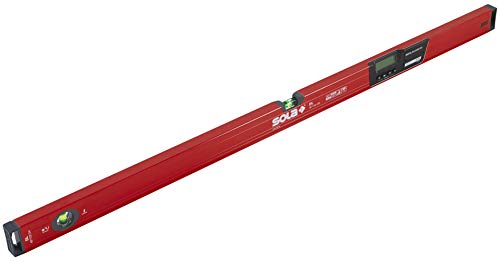 🛒 Flash Sale SOLA LSB48D Big Red Aluminum DIGITAL Box Beam Level with 2 60% Magnified Vials and Carrying Case, 48-Inch