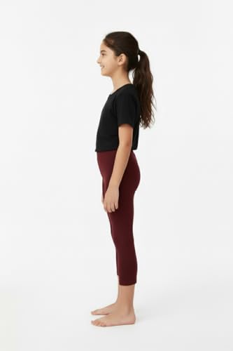 Image of CHARM N CHERISH Girls Cotton 3 /4th Leggings Pack of 1