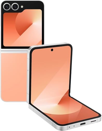 Image of Samsung Galaxy Z Flip 6, 256GB, Peach - Unlocked (Renewed)