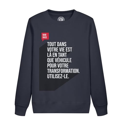 Sweatshirt enfant Ram Dass citation spiritualité et méditation
