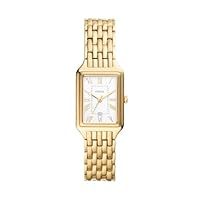 Fossil Women's Raquel Quartz Stainless Steel Three-Hand Watch, Gold Watch For Women (Model: ES5220)