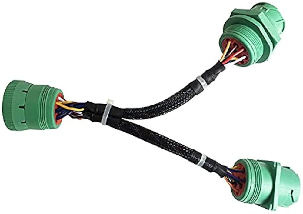 その他 yyyyy31cm Amazon.co.jp: 9ピン グリーン タイプ2 J1939 取付 Yケーブル