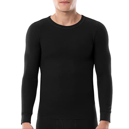 Fruit of the Loom Men's Classic Midweight Waffle Thermal Underwear Crew Top2