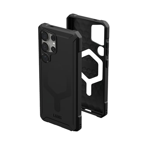 Image of Urban Armor Gear TPU UAG Essential Armor Rugged Slim Fit Shockproof Protective Case /Cover Designed For Galaxy S25 Ultra 5G (2025), Magnetic Charging Compatible - Black
