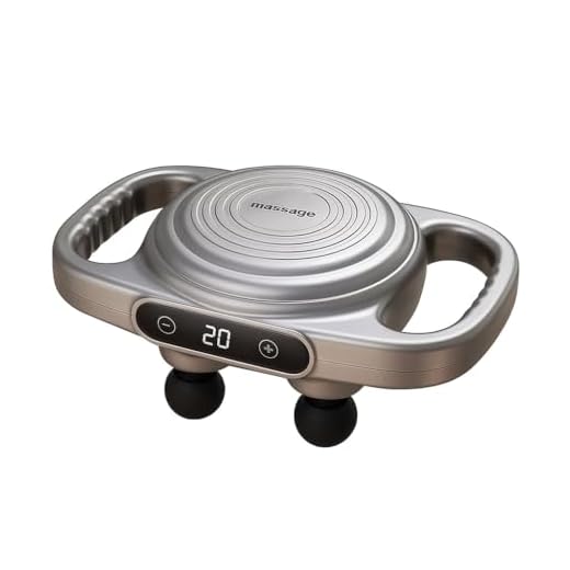 Massageador Elétrico Corporal Recarregável com 6 Cabeças Alívio Muscular Portátil e Potente