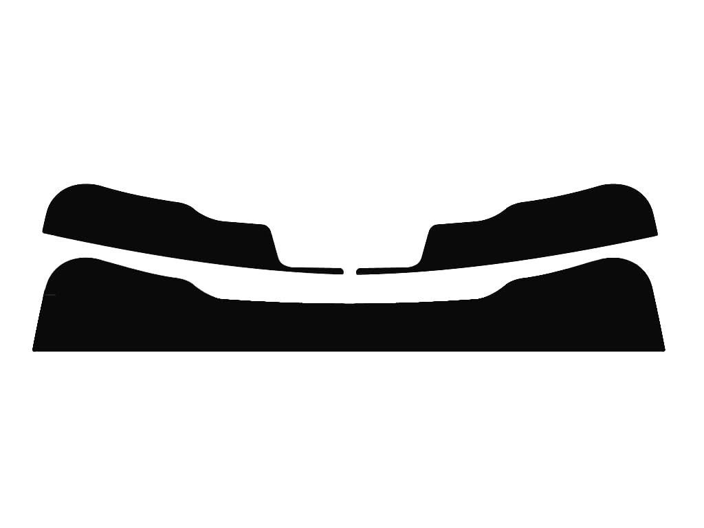 Rvinyl Window Tint Kit Compatible with Ford F-150 2015-2020 (2 Door Regular Cab) - Windshield Strip Visor - 5%