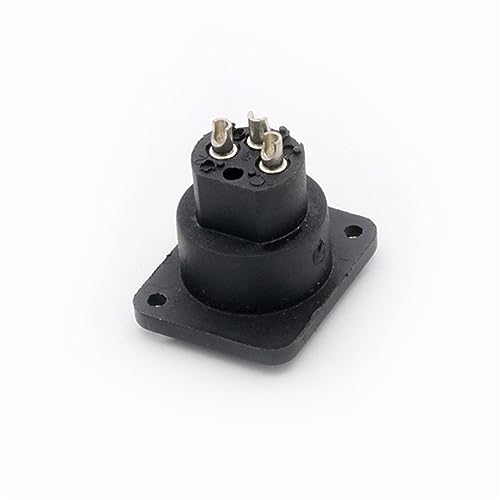 Connecteur XLR 3 broches femelle de microphone à souder sur châssis - 6