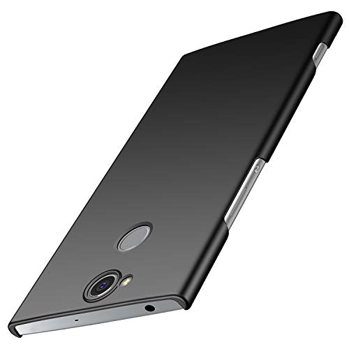 XINKO Sony Xperia XA2 Plus Funda, Cubierta Slim Armor Carcasas, PC Gel Ultra Fina Protección a Bordes [Diseño Durable], para Sony Xperia XA2 Plus (Slim Fit Series - Negro)