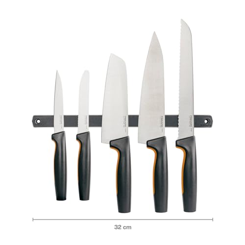 Barre magnétique Fiskars 32 cm pour organiser vos couteaux de cuisine au mur au quotidien - 4