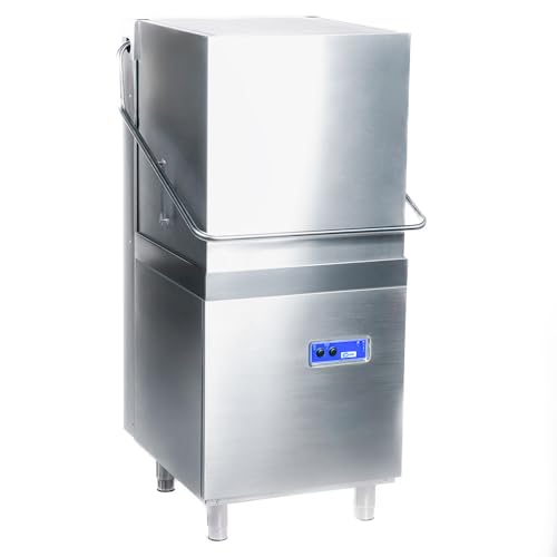 Cleiton® lavavajillas industrial hosteleria | 50x50 | 2 Programas de lavado | 10800W | Lavado en 2 minutos | 728x816x1505 mm | Bombas Abrillantador y Detergente
