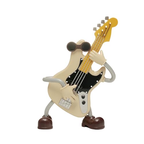 Music Box - Mini réplica de instrumento, violín y guitarra de dibujos animados creativos con diseño dinámico para niños, perfecto para los amantes de la música rock