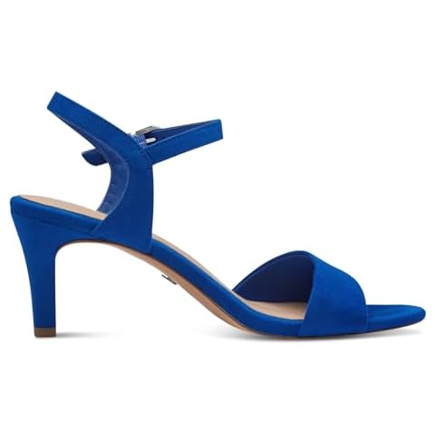 Tamaris Royal Blue Heeled Sandals for Women Cover