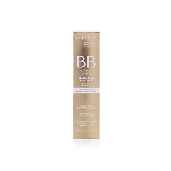 Marcelle-BB-Cream-Golden-Glow-Beauty-Balm-Universal-Shade Marcelle BB Cream Golden Glow, Universal Shade, Tinted Moisturizer, Skin Enhancer, Illuminator, Beauty Balm, Non-Comedogenic, Paraben-Free, Oil-Free, Hypoallergenic, Cruelty-Free, 1.5 fl oz