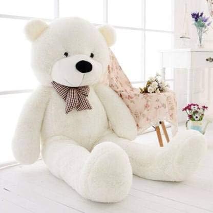 Image of Giant Plush Teddy Bear - Soft, Cuddly Plush Toy for Valentine's Day, Birthdays, Anniversaries for Kids, Girls, & Loved Ones 36 Inch Stuffed Animal Toy - Soft White Bear 90cm