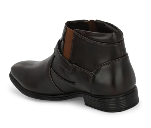 Image of MACTREE PU Leather Men's Formal Ankle Boots