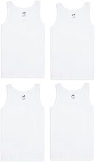 VIP Brat® WV001 Kids Boys Cotton Combo Vest Plain - White | Free Games Included Price In India