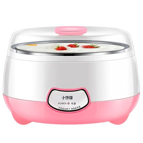 Peakjune MáQuina De Yogur Multifuncional,AutomáTica para Hacer Yogur,FáCil De Limpiar,Duradero Y De Larga Vida úTil,Adecuado para Elaborar Diversos Alimentos Fermentados Caseros