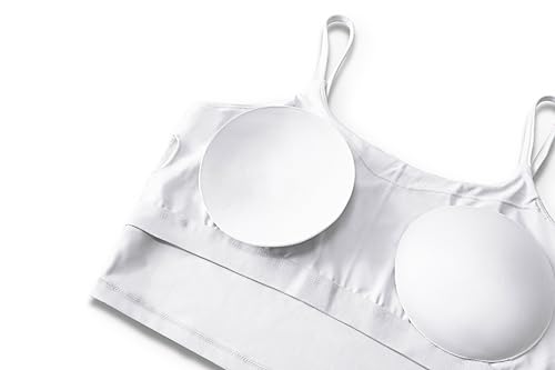 Image of ECOPARTY Wirefree Padded Yoga Sports Bra for Women - Moisture Wicking Quick Dry Workout Crop Tank Camisole
