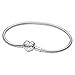 WRIWUINENRI 100% S925 Fine Heart-Shaped Snake Bone Bracelet, Suitable For Original DlY Bracelet And Women's Fashion Accessories