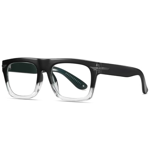 Monture de lunettes tendance ultra légère avec cadre transparent rétro