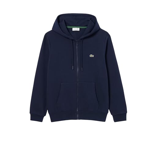 Image of Lacoste Men's Classic Fit Zipped Fleece Sweatshirt