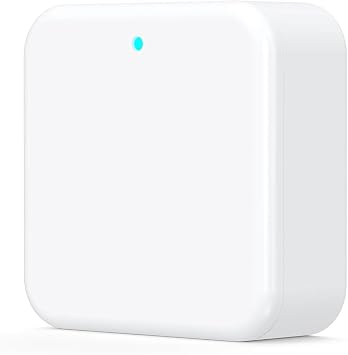 SMONET Wi-Fi Gateway Smart Hub Remotely Control Smart Door Lock with Smart Life App and Tuya App, Compatible with Alexa, Google Assistant to Voice Control Keyless Entry Door Lock