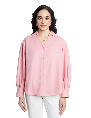 Image of Symbol Premium Women's Oversized Smart Casual Cotton Shirt (Available in Plus Sizes)